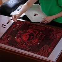Personalized Caernarfonshire Sir Gaernarfon Puzzle Red Castle Tower Celtic-inspired - Wonder Print Shop