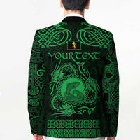 Personalized Cardiganshire Ceredigion Blazer Green Leaping Salmon Celtic-inspired - Wonder Print Shop