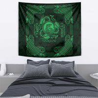 Personalized Cardiganshire Ceredigion Tapestry Green Leaping Salmon Celtic-inspired - Wonder Print Shop