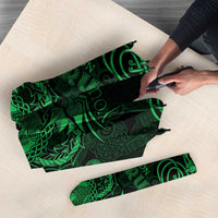 Personalized Cardiganshire Ceredigion Umbrella Green Leaping Salmon Celtic-inspired - Wonder Print Shop