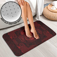 Personalized Cardiganshire Ceredigion Bathroom Set Red Leaping Salmon Celtic-inspired - Wonder Print Shop