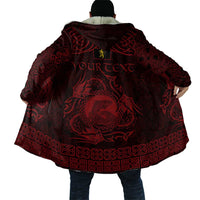 Personalized Cardiganshire Ceredigion Cloak Red Leaping Salmon Celtic-inspired - Wonder Print Shop