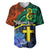 Tafea Day Baseball Jersey Vanuatu Sand Drawing With Polynesian Pattern LT9 - Wonder Print Shop