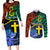 Tafea Day Couples Matching Long Sleeve Bodycon Dress and Long Sleeve Button Shirts Vanuatu Sand Drawing With Polynesian Pattern LT9 - Wonder Print Shop