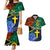 Tafea Day Couples Matching Mermaid Dress and Hawaiian Shirt Vanuatu Sand Drawing With Polynesian Pattern LT9 - Wonder Print Shop