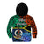 Tafea Day Kid Hoodie Vanuatu Sand Drawing With Polynesian Pattern - Wonder Print Shop