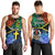 Tafea Day Men Tank Top Vanuatu Sand Drawing With Polynesian Pattern - Wonder Print Shop