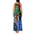 Tafea Day Tank Maxi Dress Vanuatu Sand Drawing With Polynesian Pattern - Wonder Print Shop