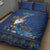 Hanukkah Jewish Star of David Quilt Bed Set Chilling With My Gnomies - Wonder Print Shop