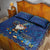 Hanukkah Jewish Star of David Quilt Bed Set Chilling With My Gnomies - Wonder Print Shop