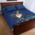 Hanukkah Jewish Star of David Quilt Bed Set Chilling With My Gnomies - Wonder Print Shop