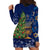 Merry Chrismukkah Hoodie Dress Merry Christmas and Happy Hanukkah