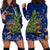 Merry Chrismukkah Hoodie Dress Merry Christmas and Happy Hanukkah