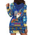 Merry Chrismukkah Hoodie Dress With Gnome Christmas Hanukkah