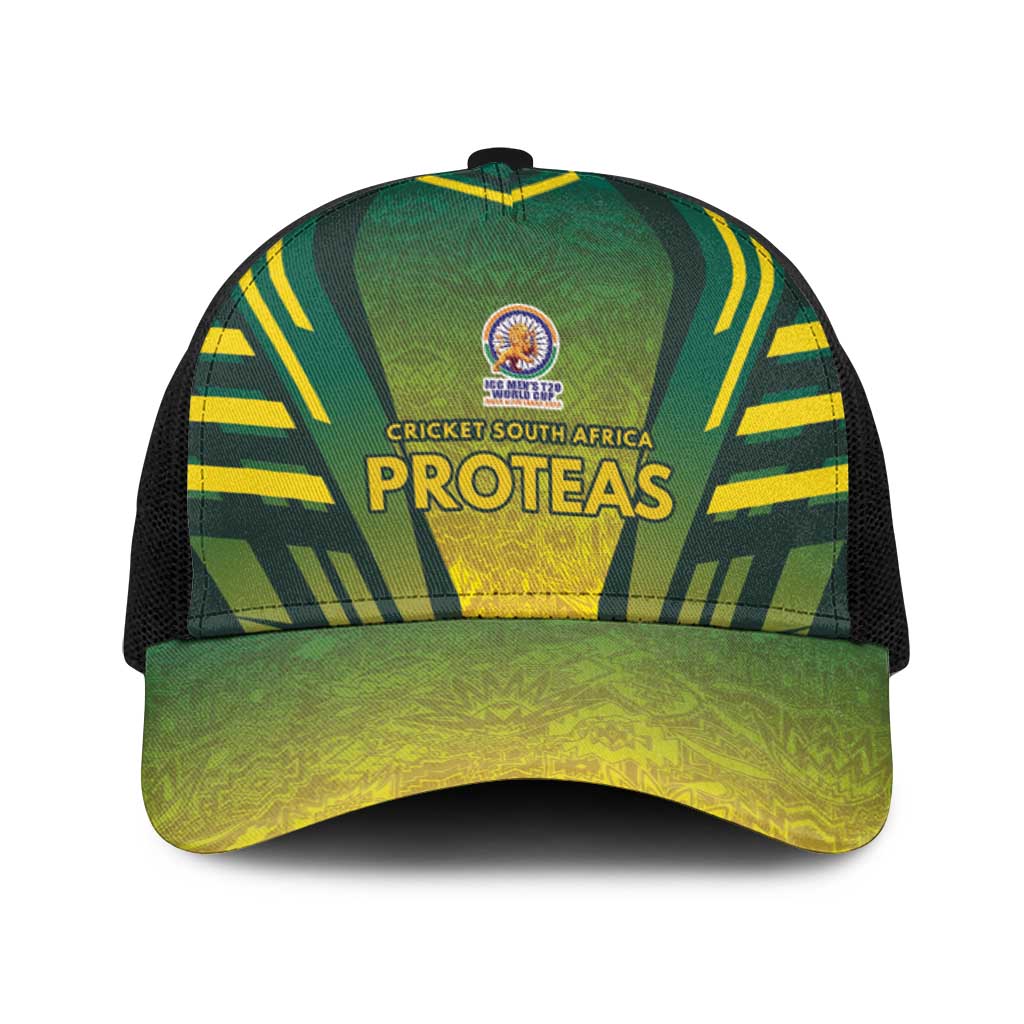 South Africa Cricket Spirit 2026 Baseball Net Cap World T20 Edition - Wonder Print Shop