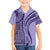 Samoa Siapo Arty Family Matching Off Shoulder Short Dress and Hawaiian Shirt Purple Style LT9 - Wonder Print Shop