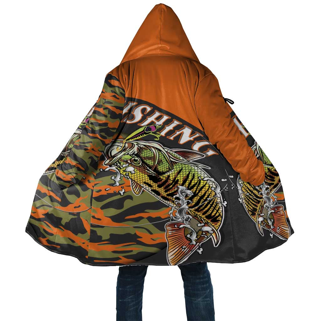 Bass Fishing Fisherman Cloak Camouflag Pattern - Wonder Print Shop