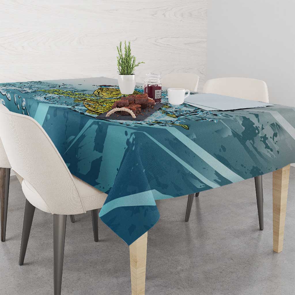 Bass Fishing Vintage Tablecloth - Wonder Print Shop