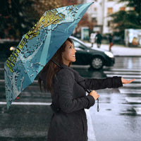 Bass Fishing Vintage Umbrella - Wonder Print Shop
