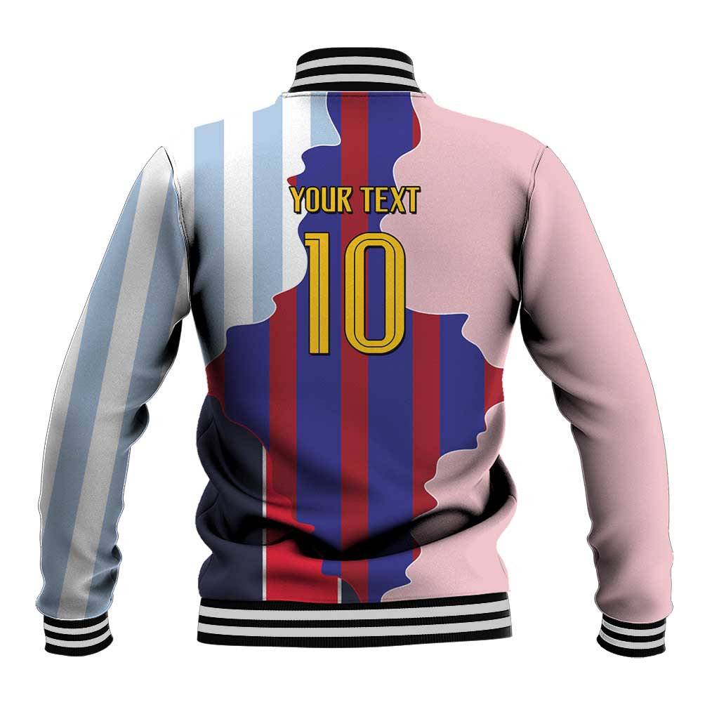 Custom Argentina and Spain Baseball Jacket Special Vintage Match Team Edition
