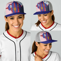 Custom Argentina and Spain Baseball Net Cap Special Vintage Match Team Edition