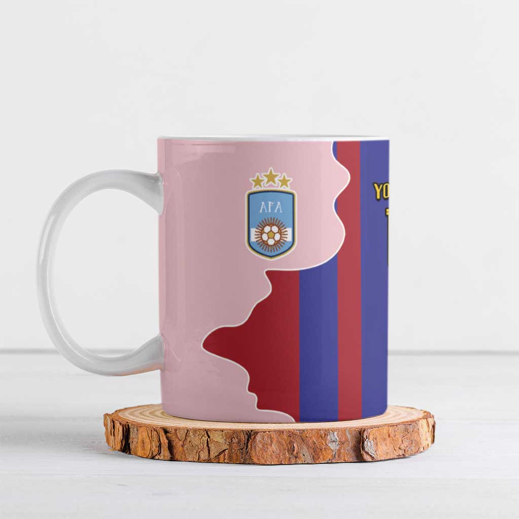 Custom Argentina and Spain Ceramic Mug Special Vintage Match Team Edition
