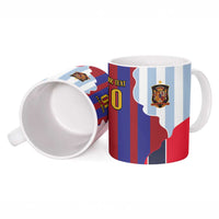 Custom Argentina and Spain Ceramic Mug Special Vintage Match Team Edition