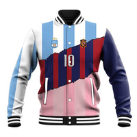 Custom Argentina and Spain Baseball Jacket Trio Special Vintage Edition