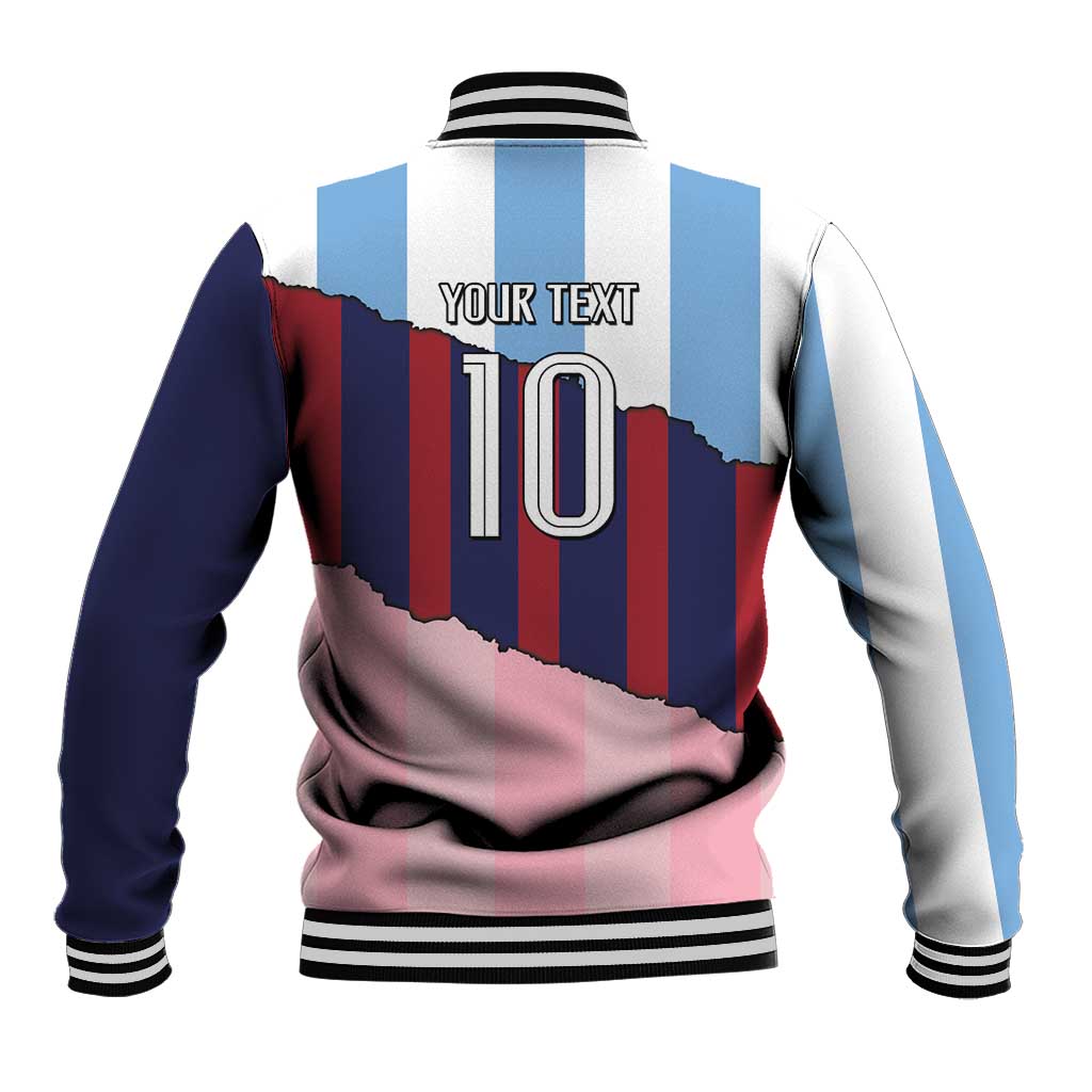Custom Argentina and Spain Baseball Jacket Trio Special Vintage Edition