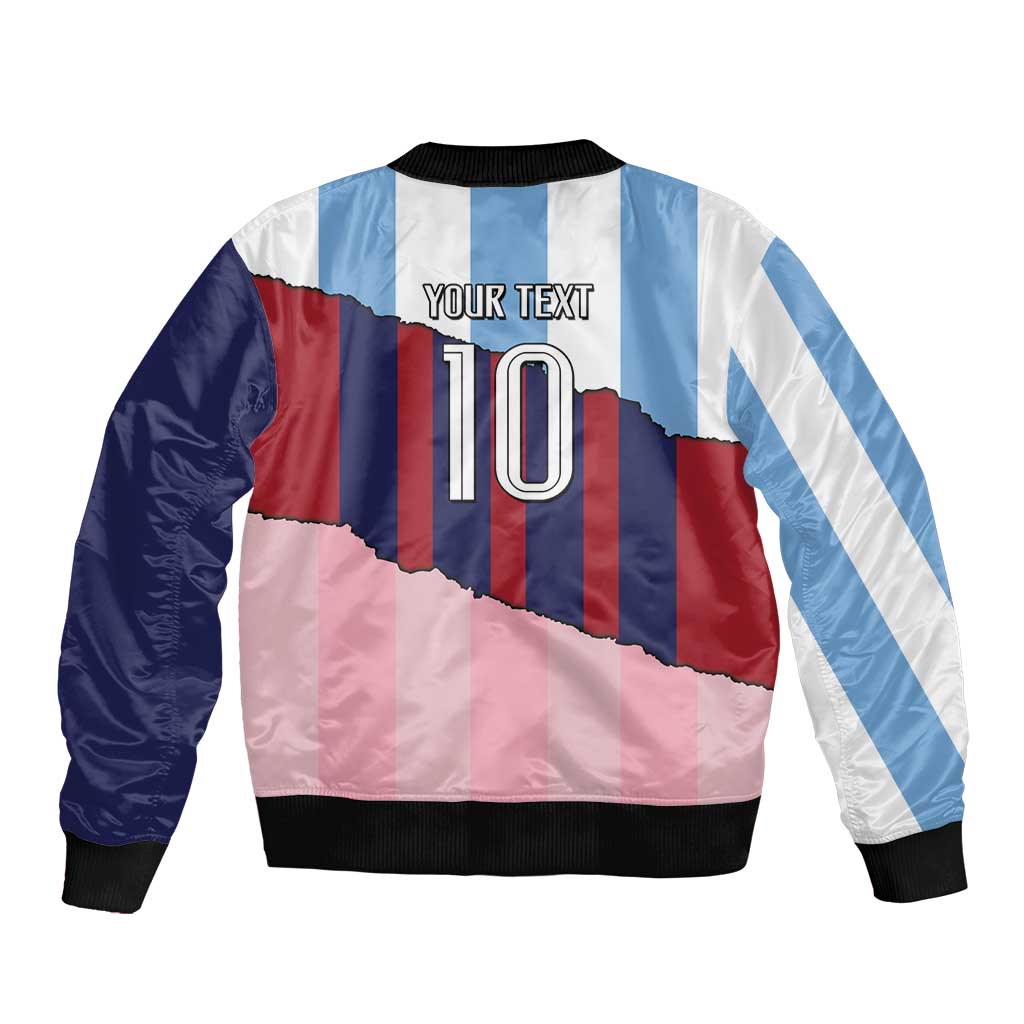 Custom Argentina and Spain Bomber Jacket Trio Special Vintage Edition