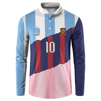 Custom Argentina and Spain Button Sweatshirt Trio Special Vintage Edition