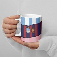 Custom Argentina and Spain Ceramic Mug Trio Special Vintage Edition