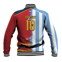 Custom Argentina and Spain Baseball Jacket 2026 Battle Finalissima