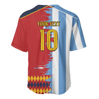 Custom Argentina and Spain Baseball Jersey 2026 Battle Finalissima