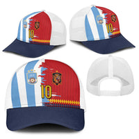 Custom Argentina and Spain Baseball Net Cap 2026 Battle Finalissima