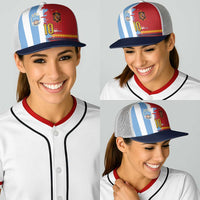 Custom Argentina and Spain Baseball Net Cap 2026 Battle Finalissima