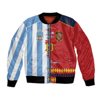 Custom Argentina and Spain Bomber Jacket 2026 Battle Finalissima