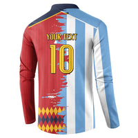 Custom Argentina and Spain Button Sweatshirt 2026 Battle Finalissima