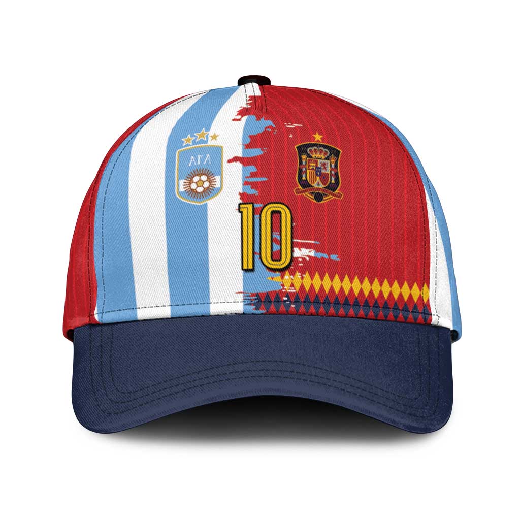 Custom Argentina and Spain Classic Cap 2026 Battle Finalissima