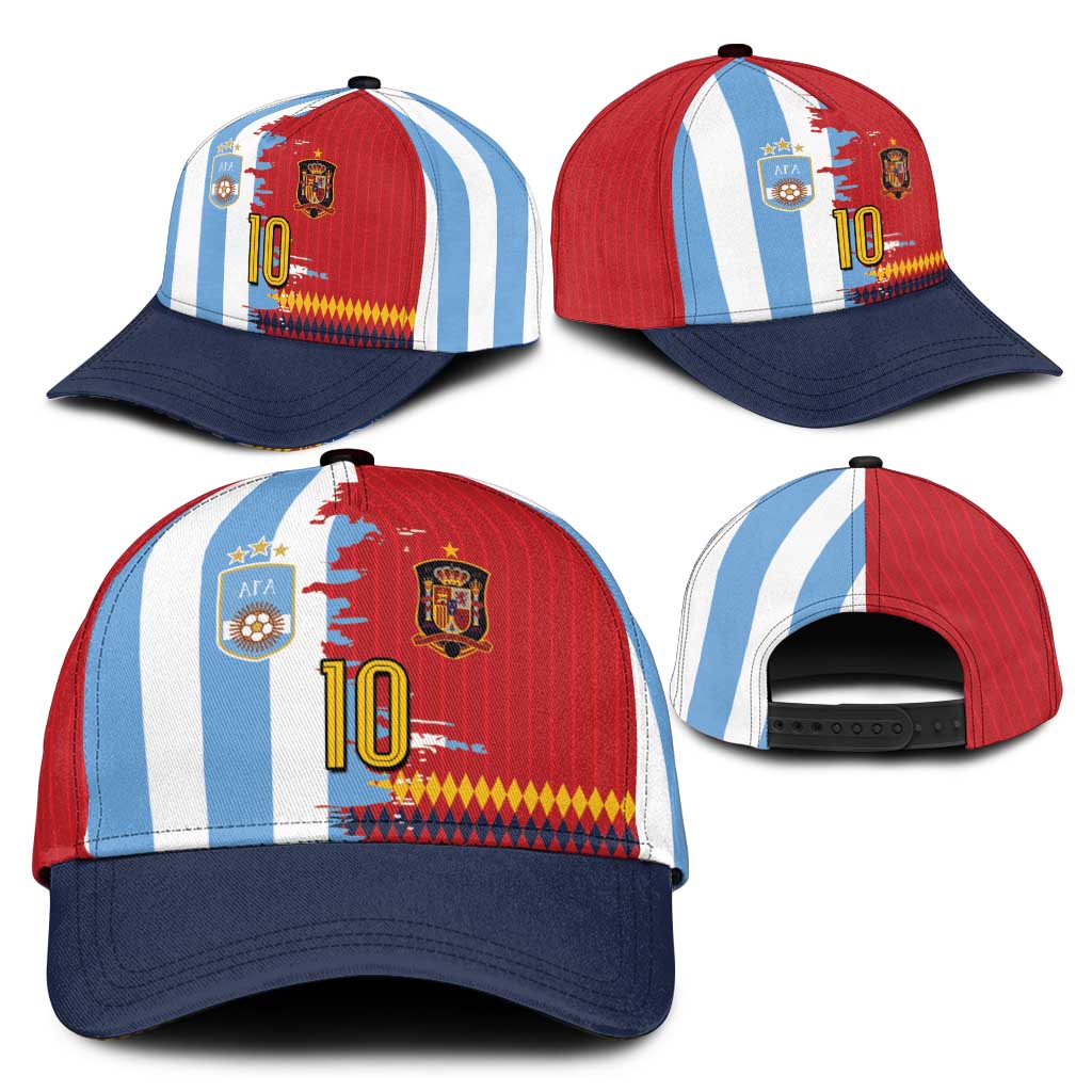 Custom Argentina and Spain Classic Cap 2026 Battle Finalissima
