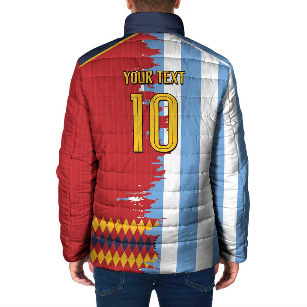 Custom Argentina and Spain Padded Jacket 2026 Battle Finalissima