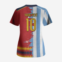 Custom Argentina and Spain Scrub Top 2026 Battle Finalissima