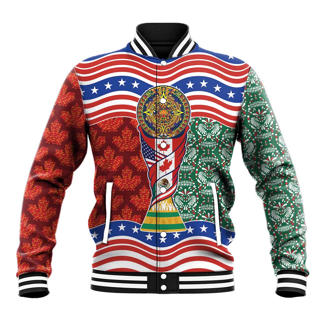 Custom Mexico Canada USA Baseball Jacket World Nations Football 2026