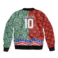 Custom Mexico Canada USA Bomber Jacket World Nations Football 2026