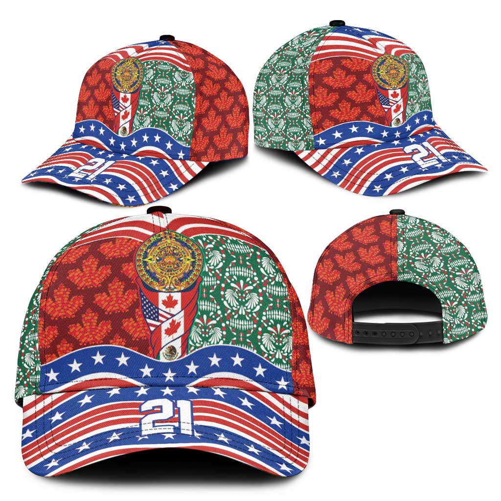 Custom Mexico Canada USA Classic Cap World Nations Football 2026