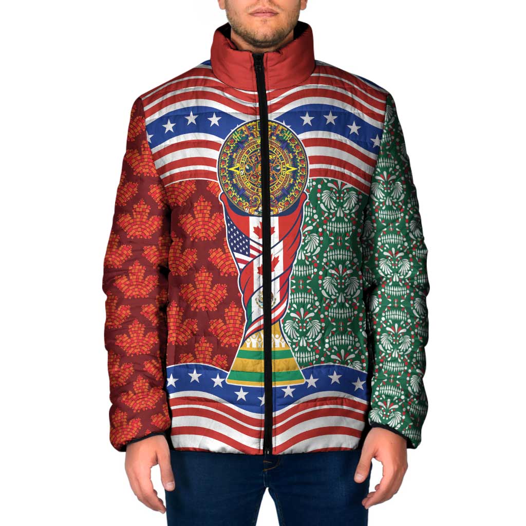 Custom Mexico Canada USA Padded Jacket World Nations Football 2026
