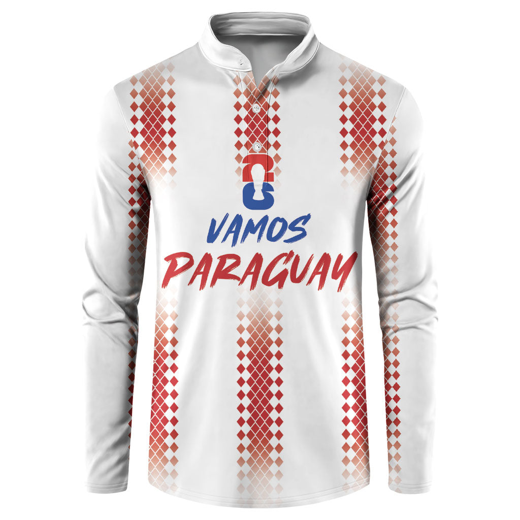 Vamos Paraguay Custom Button Sweatshirt Ao Po'i Heritage Football Supporter