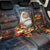 Capy-Boo-Ra Halloween Personalized Back Car Seat Cover Capybara Funny Spooky Ghost