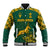 South Africa Rugby Baseball Jacket Springboks Proud The Champions LT9 - Wonder Print Shop