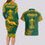 South Africa Rugby Couples Matching Long Sleeve Bodycon Dress and Hawaiian Shirt Springboks Proud The Champions LT9 - Wonder Print Shop